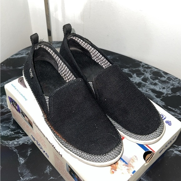 Skechers Women's Bobs-Flexpadrille Hi-Pleasant Harmony Espadrille Size 8.5 Black - Picture 3 of 9